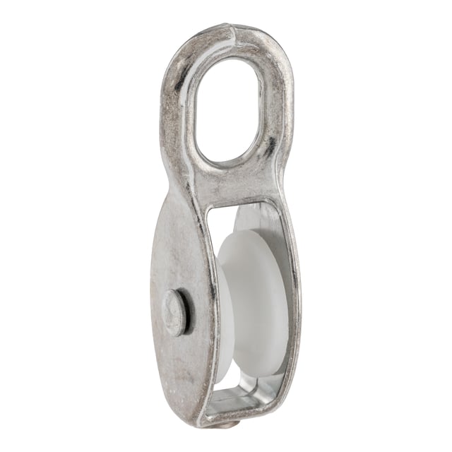 POLEA SIMPLE FIJA GALVANIZADA 70 X 7 MM.