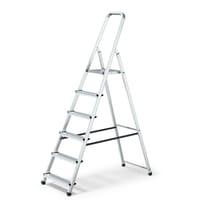 ESCALERA DE ALUMINIO 6 PELDAÑOS - 1