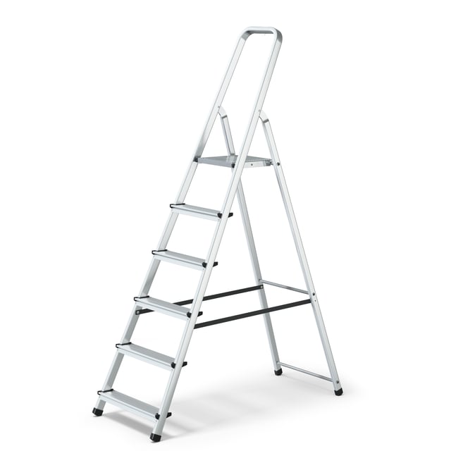 ESCALERA DE ALUMINIO 6 PELDAÑOS