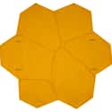 MOLDE PIEDRA IRREGULAR RÍGIDO AMARILLO PARA HORMIGÓN IMPRESO - 1