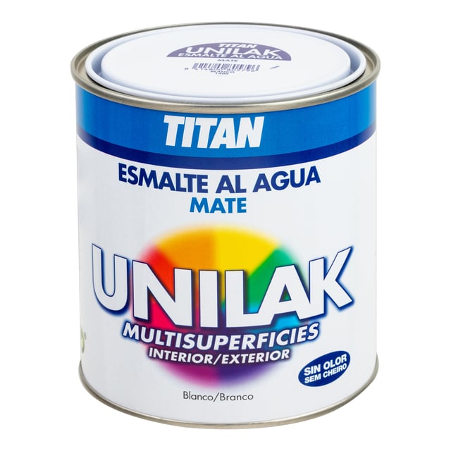 ESMALTE ACRILICO MATE  MULTIADHERENTE UNILAK 750ML BLANCO