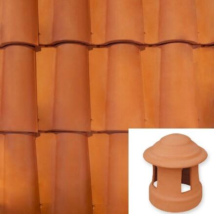 CHIMENEA PARA TEJA S10 ROJO