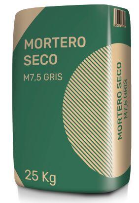MORTERO SECO GRIS M7,5 25 KG