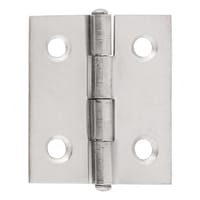 BISAGRA 35 X 30  MM. CON REMATE ACERO INOXIDABLE. 4 UDS - 1