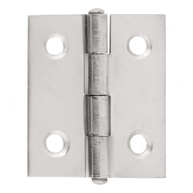 BISAGRA 35 X 30  MM. CON REMATE ACERO INOXIDABLE. 4 UDS - 1