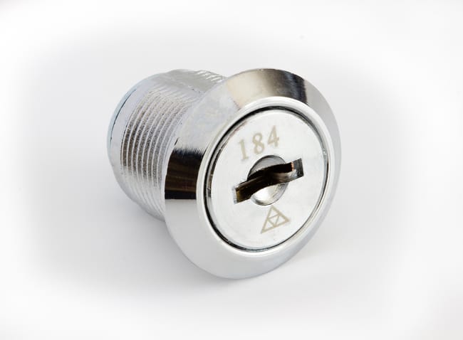 CERRADURA DE BUZON METALICA RECTA NÍQUEL ARREGUI - 1