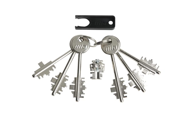 6 LLAVES CORTAS CERRADURA GORJAS C/SERVI DIERRE  - 1