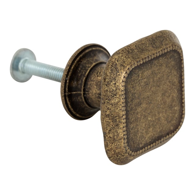 POMO MUEBLE ZAMAK MARRÓN 32MM