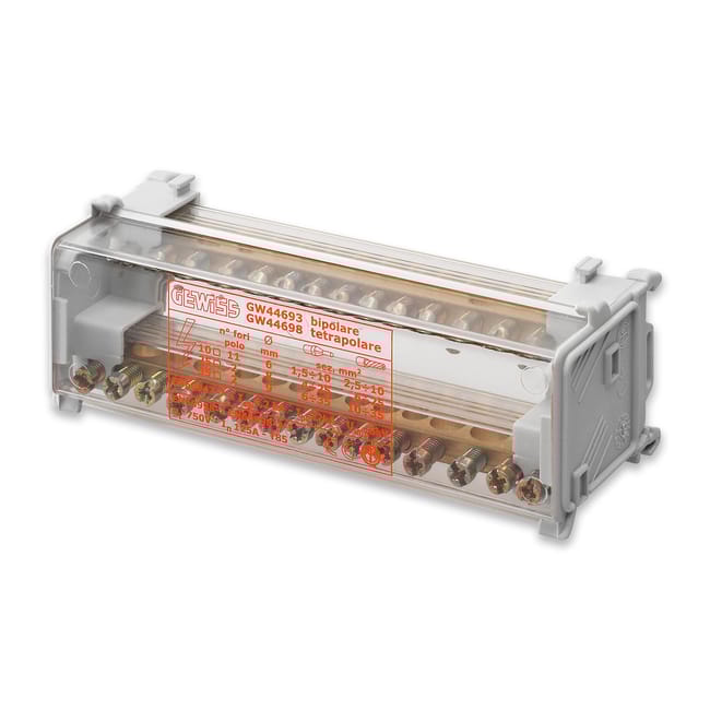 REPARTIDOR BIPOLAR 125A 8 MODULOS - 1