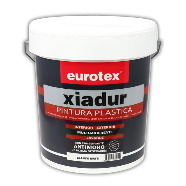 PINTURA PLASTICA BLANCA MATE 15L XIADUR