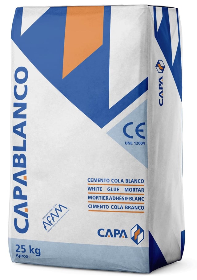CEMENTO COLA CAPA 25KG BLANCO