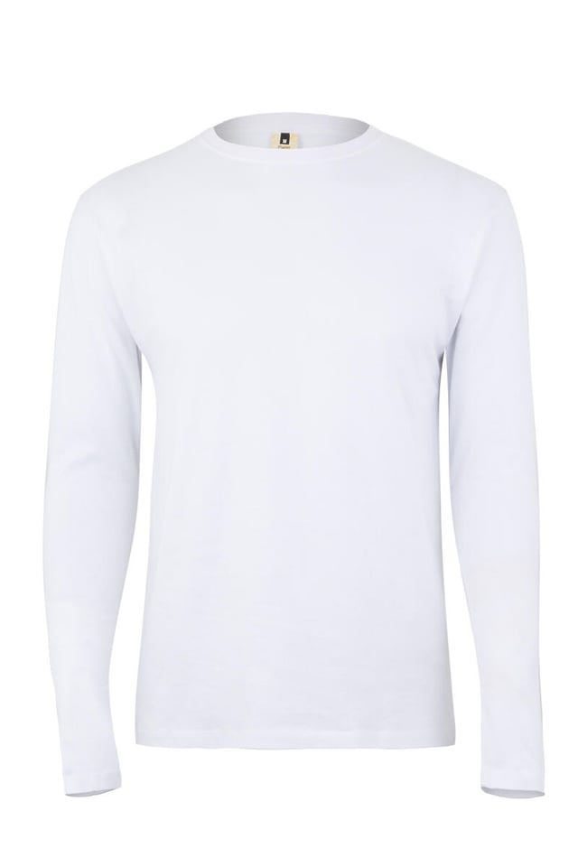 CAMISETA ALGODON MANGA LARGA BLANCA TALLA M VELILLA