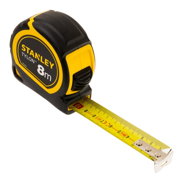 FLEXOMETRO BIMATERIA 8 M X 25 MM TYLON STANLEY