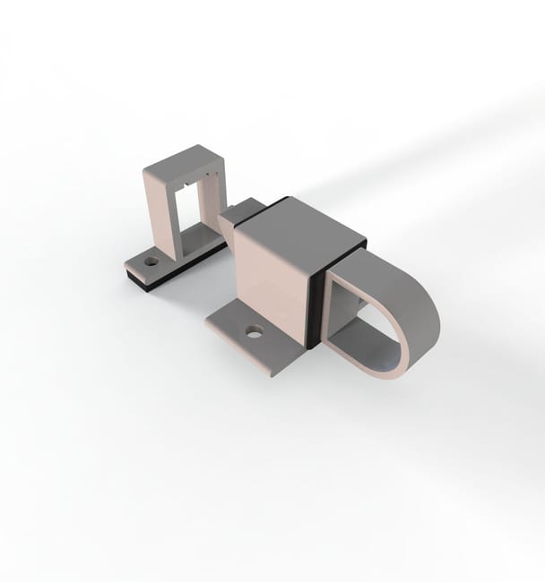 CIERRE VENTANA GOLPETE ALUMINIO BLANCO - 1