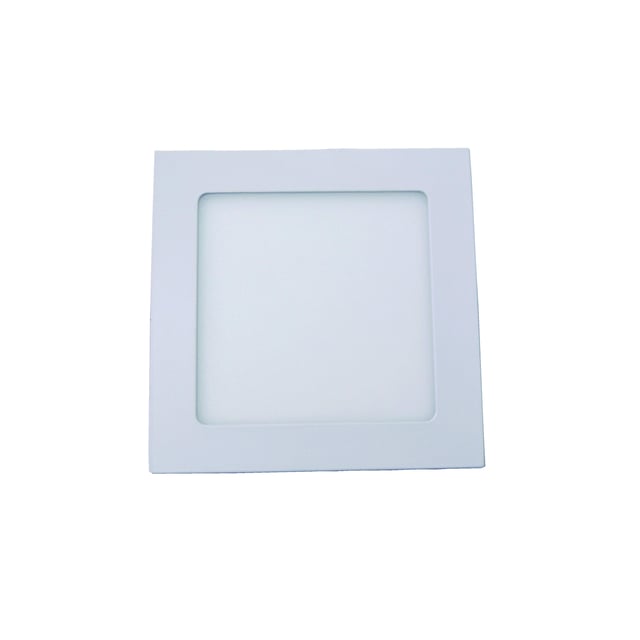 DOWNLIGHT LED EMPOTRAR CUADRADO BLANCO 12W LUZ FRIA