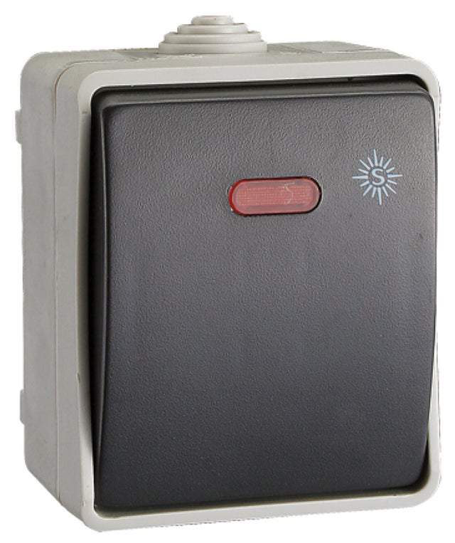 PULSADOR CON LUZ SUPERFICIE IP54