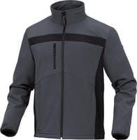CHAQUETA SOFT SHELL GRIS NEGRO TALLA M DELTA PLUS  LULEA2 - 1