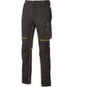 PANTALON DE TRABAJO MULTIBOLSILLOS ELASTICO NEGRO/AMARILLO TALLA M UPOWER - 1