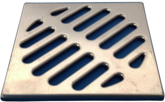 REJILLA DIAGONAL INOX 10X10CM