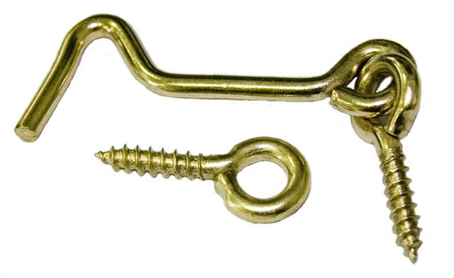 ALDABILLA CON HEMBRILLA 120  MM. LATONADA. 2 UDS.