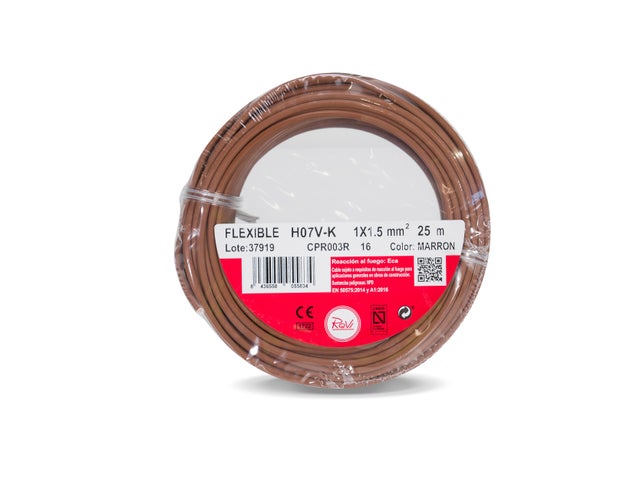 HILO PVC H07V-K 1,5mm2 MARRÓN 25M