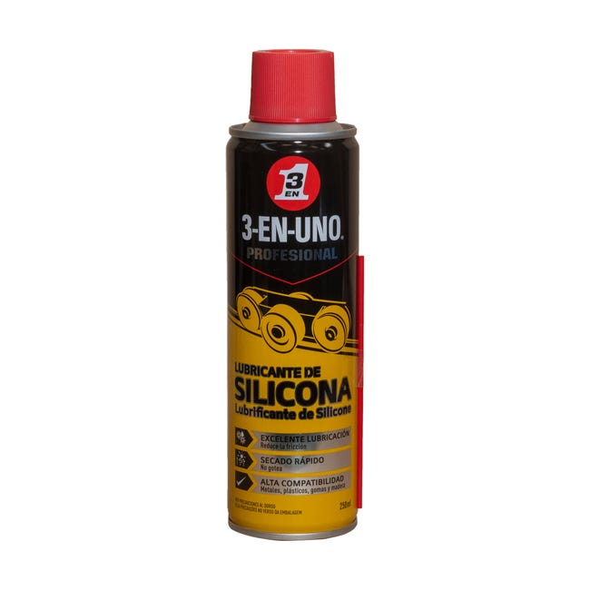 LUBRICANTE DE SILICONA SPRAY 250ML 3 EN 1 - 1
