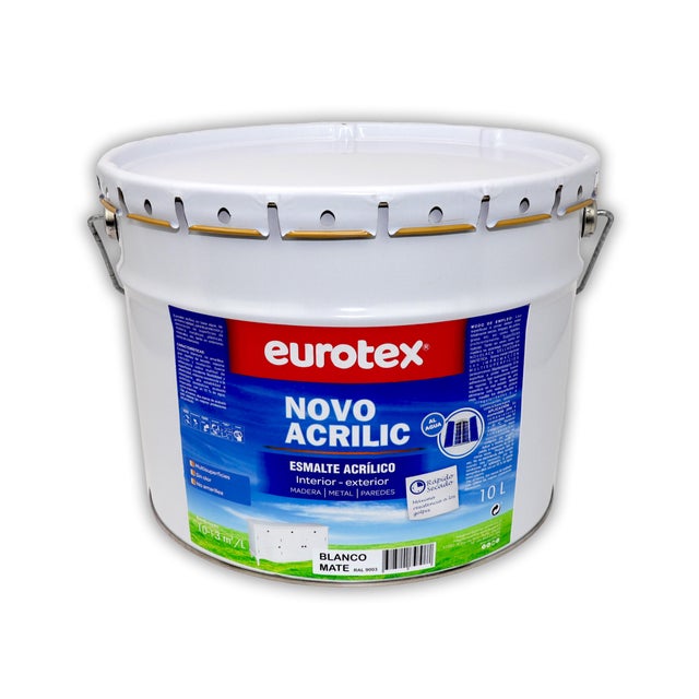 ESMALTE ACRILICO MATE NOVOACRILIC 10L BLANCO