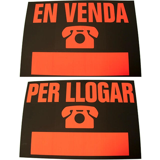 SEÑAL CARTEL 50CM X 35CM 1UD