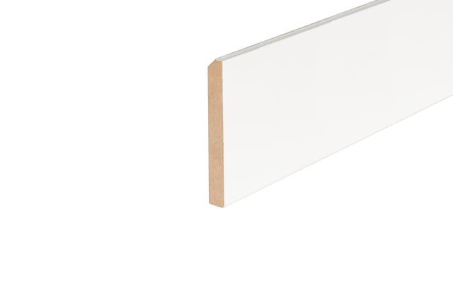 RODAPIE MDF REVESTIDO ACABADO BLANCO 2200 X 80 X 11 MM