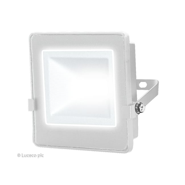 PROYECTOR LED 10W LUZ BLANCA 4000ºK IP65 BLANCO - 1