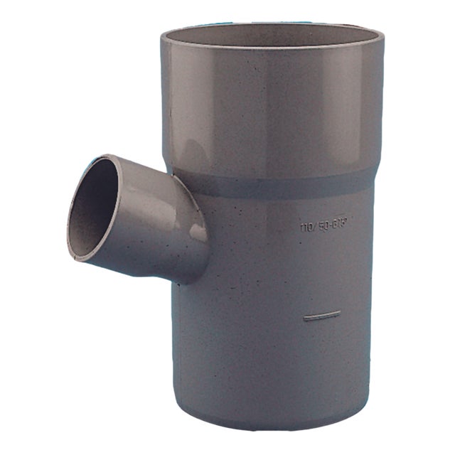 DERIVACIÓN CON REDUCCIÓN 67º Ø110X50MM MACHO-HEMBRA