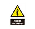 SEÑAL CARTEL RIESGO ELÉCTRICO 1UD - 1