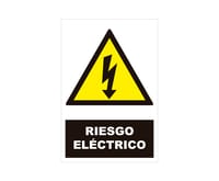 SEÑAL CARTEL RIESGO ELÉCTRICO 1UD - 1