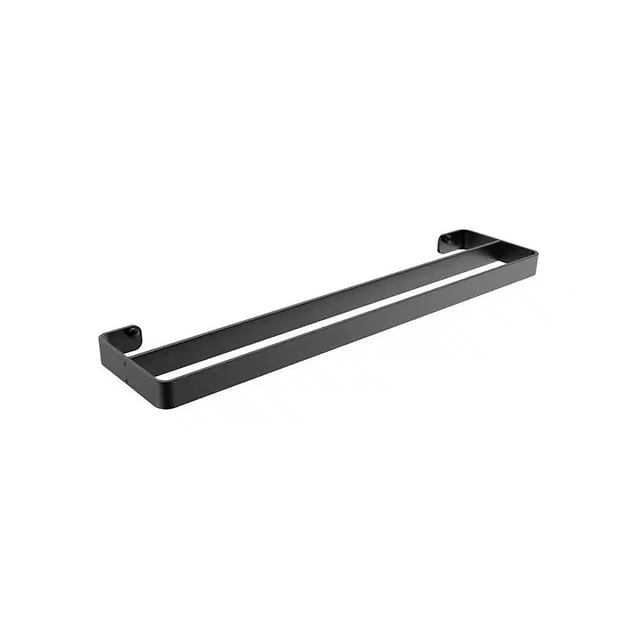TOALLERO DE DOBLE BARRA ALUMINIO BLACK