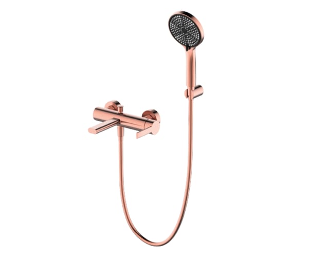 GRIFO BAÑERA MONOMANDO RONDO PVD COBRE