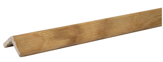 MOLDURA GUARDAVIVO RECHAPADA ROBLE 2600 X 30 X 30 MM