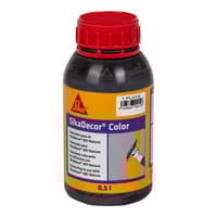 PIGMENTO DECORATIVO SIKADECOR COLOR PLATA 0,5L  - 1