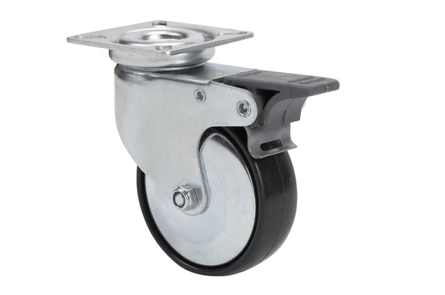 RUEDA 60MM POLIAMIDA. HASTA 60KG. LLANTA METAL