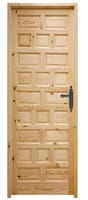 PUERTA INTERIOR EN BLOCK MACIZA PINO CASTELLANA 72,5 CM DERECHA - 1
