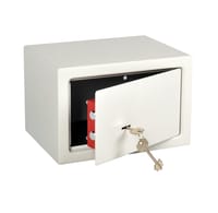 CAJA FUERTE SOLO LLAVE DE APERTURA CON LLAVE DE SOBREMESA DE TAMAÑO PEQUEÑO 9L - 1