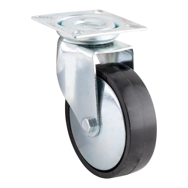 RUEDA HERRAJES 60MM POLIAMIDA. HASTA 60KG. LLANTA METAL