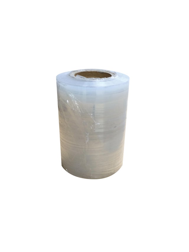 MINI ROLLO FILM  PALETIZAR EXTENSIBLE TRANSPARENTE 20 MICRAS. 0.3 KG