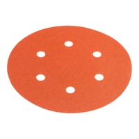 6 DISCOS DE LIJA 150MM 6 AGUJEROS GRANO 120 - 1
