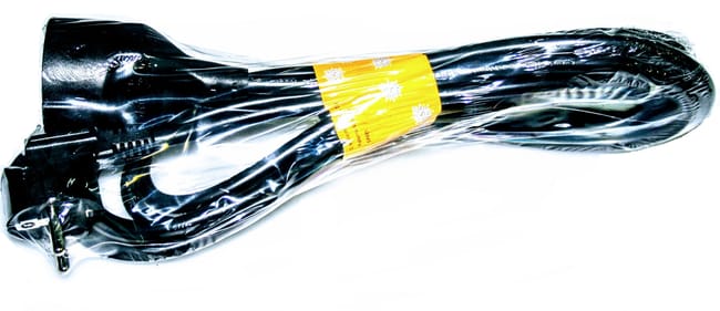 PROLONGADOR CABLE 3X1.5MM2  3 METROS NEGRO - 1