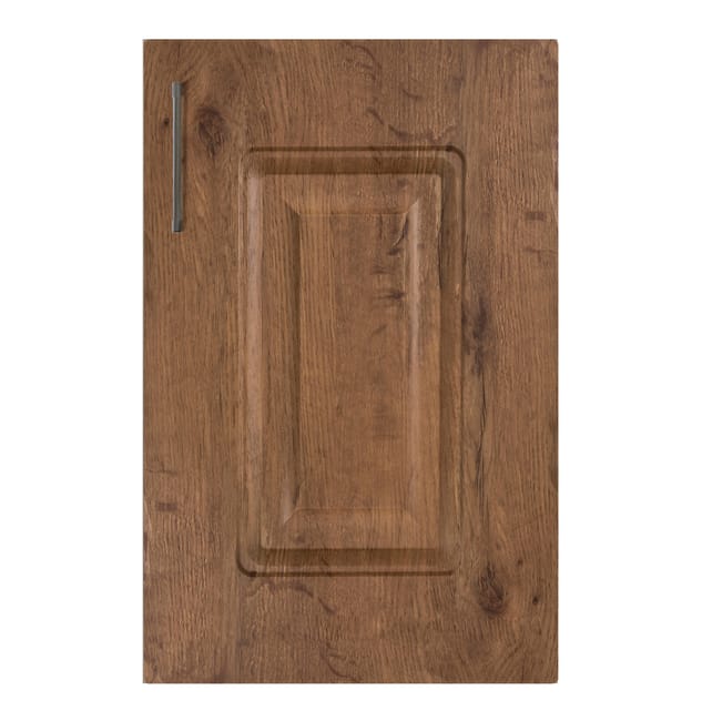 PUERTA PARA MUEBLE DE COCINA OVIEDO MADERA ROBLE OSCURO MATE MDF 13X60CM - 1