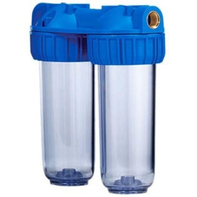 VASO DUPLO DEPÓSITO P/ FILTROS 3/4