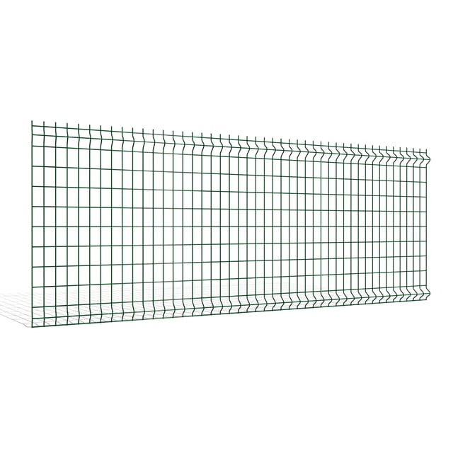 PANEL METÁLICO ELECTROSOLDADO PLASTIFICADO VERDE 1X2,50 M