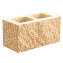 BLOQUE DE HORMIGÓN SPLIT ALBERO ESQUINA 39X19X19 CM - 1