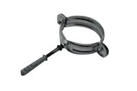 ABRAZADERA EVACUACIÓN PLUVIALES METÁLICO ZINC-TITANIO Ø80MM - 1