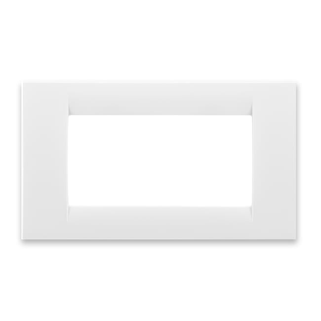 MARCO 4 MODULOS CAJA RECTANGULAR SYSTEM BLANCO - 1